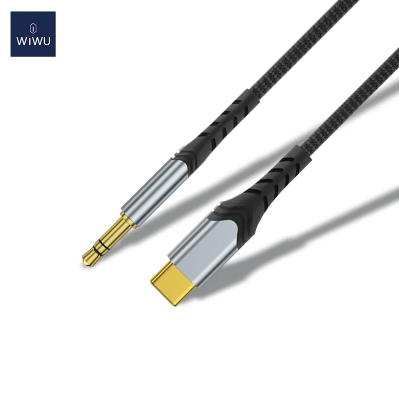 WiWU AUX Stereo 3.5MM To Type-C 1.5M YP03 — photo 2