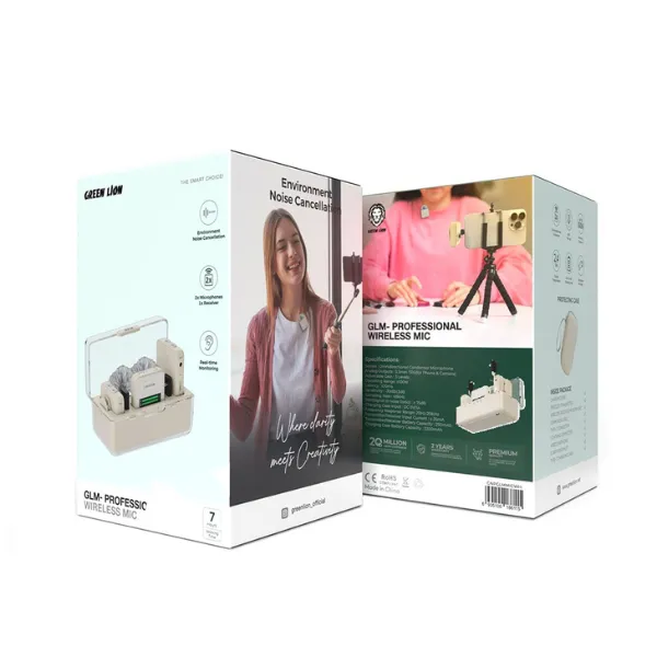 Green Lion GLM-Professional Wireless Mic White – GNPGLMMICWH — photo 3