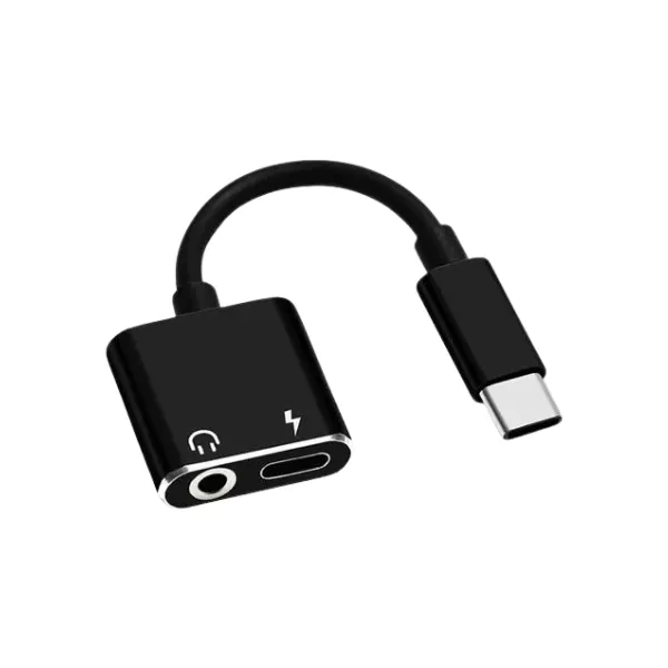 Other / Generic JH-020 Type-C Female + Audio Jack 3.5MM 2A Cable Adaptor