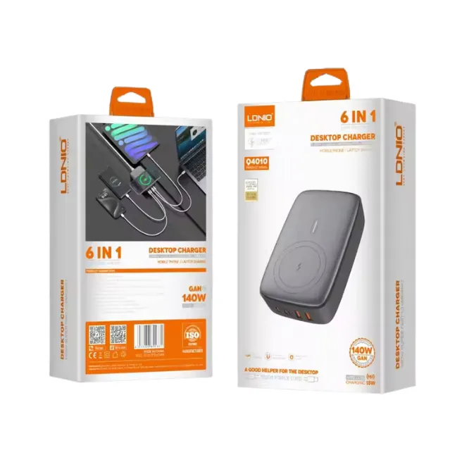 LDNIO Q4010 6 in 1 140W Desktop Charger — photo 5