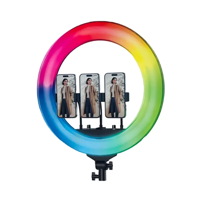 Plokama R45 Pro Soft LED RGB Ring light 45cm