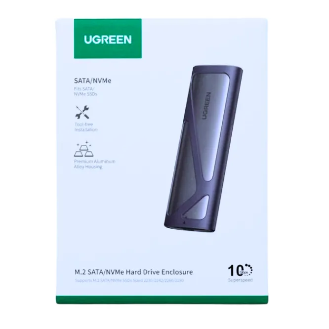 Ugreen 15512 M.2 NVMe SSD Enclosure — photo 5