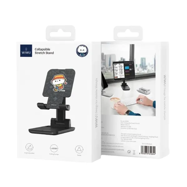 WiWU ZM-012 Collapsible Stretch Stand Black — photo 4