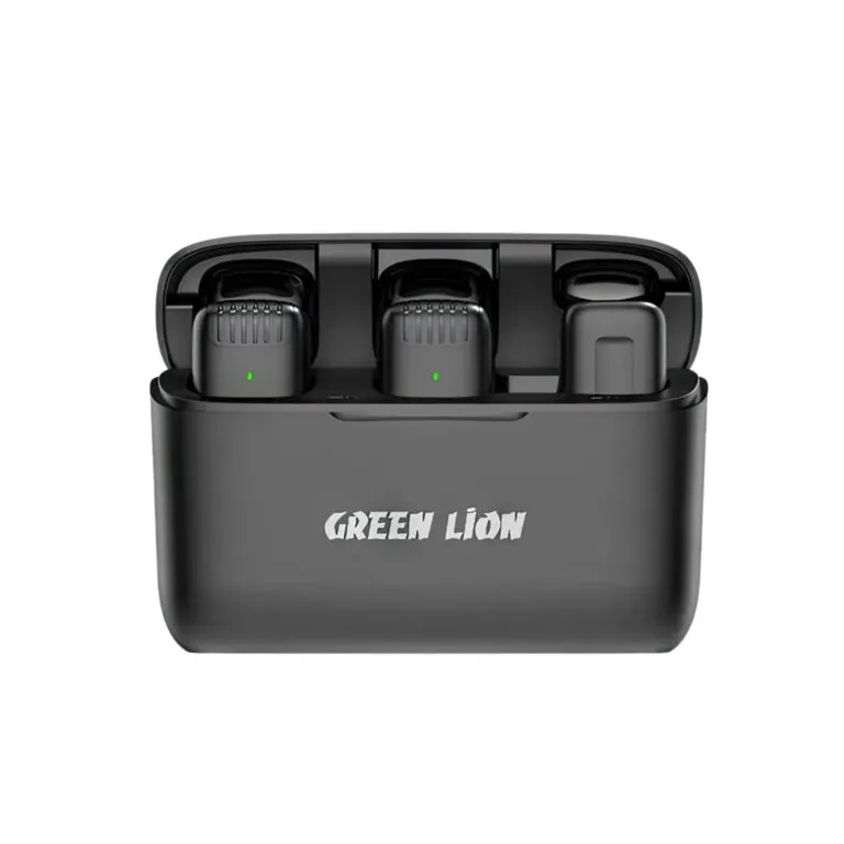 Green Lion Duo Cast Wireless Microphone (Type-C & Lightning) – Black — photo 2
