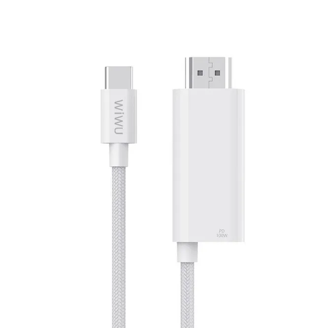 WiWU WI-PS001 Type-C To HDMI PD Charging And Projection Cable 1.8M