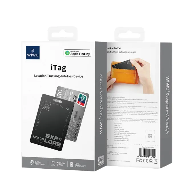 WiWU WT-03 iTag Card Holder Design Anti-Lost GPS Smart Tracking Device — photo 6