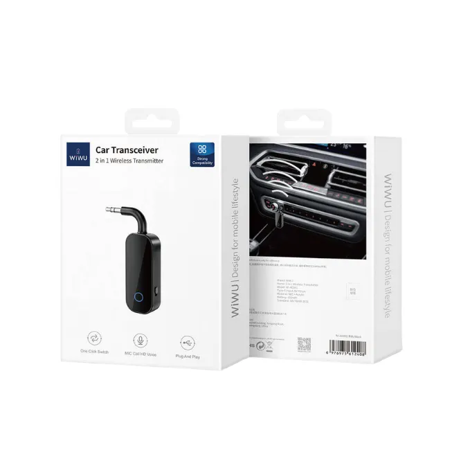 WiWU WI-AD001 Wireless Audio Receiver Aux Input Bluetooth 5.0 Adapter — photo 5