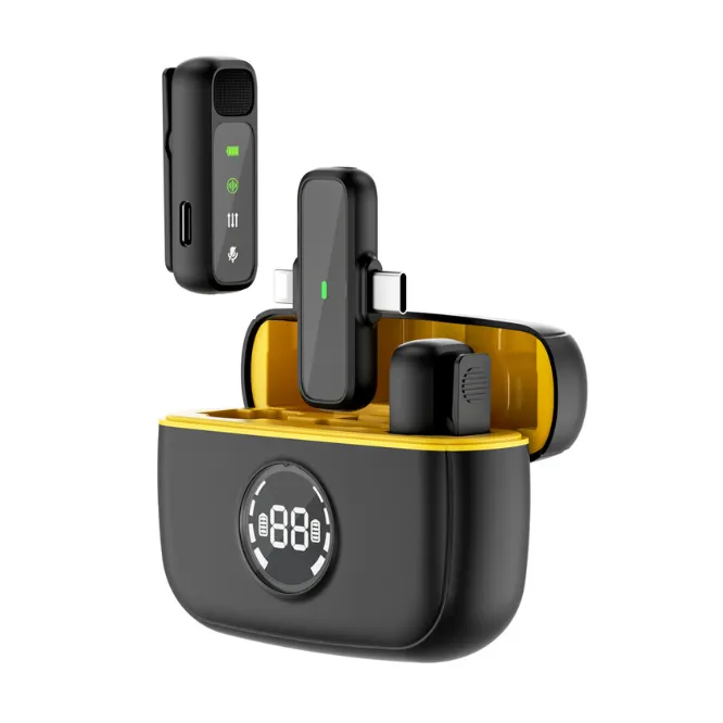 WiWU Wi-WM003 Dual Wireless Mini Microphone With Type-C And Lightning Port — photo 2