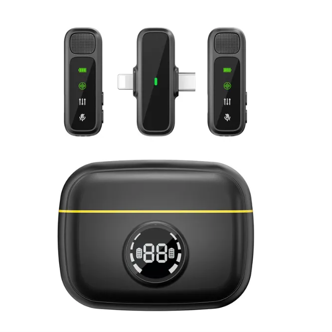 WiWU Wi-WM003 Dual Wireless Mini Microphone With Type-C And Lightning Port — photo 3