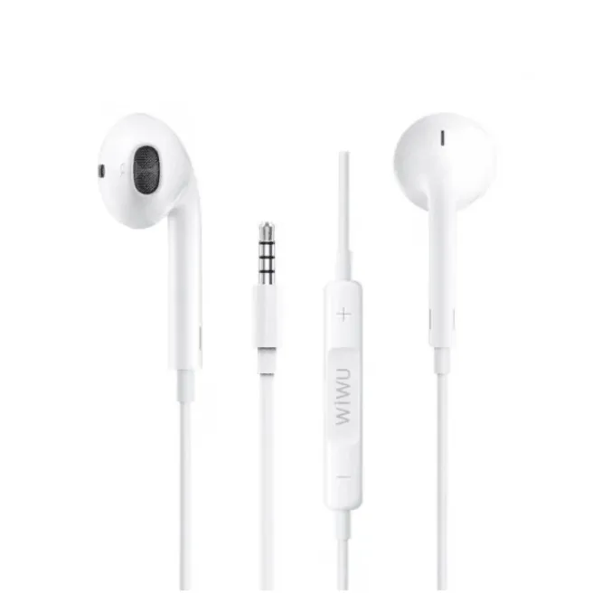 WiWU Earbuds 101 3.5mm Earphone – White