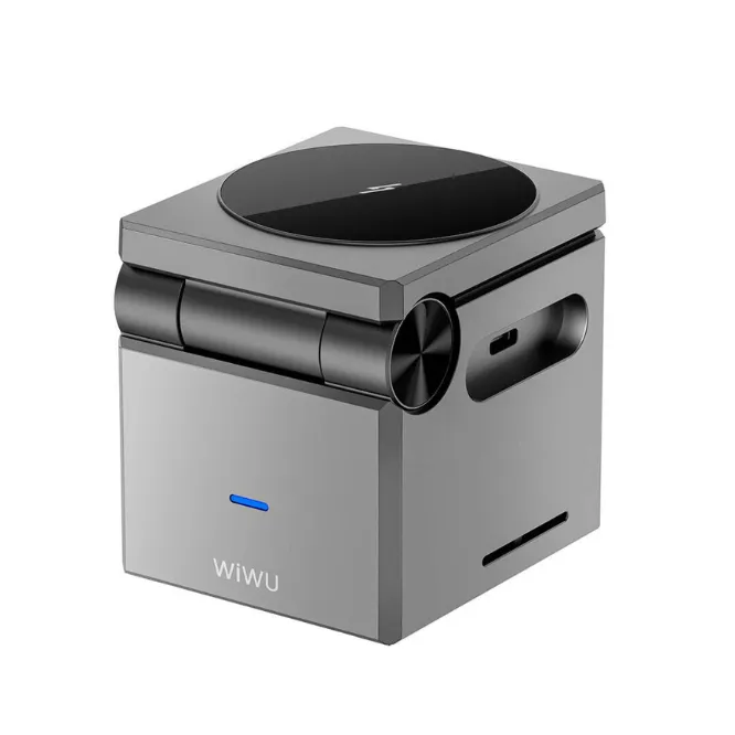 WiWU WI-W030 Small Square 3 in 1 Wireless Charger — photo 3