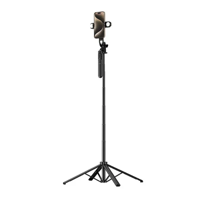 WiWU WI-SE012 Live Braodcast Tripod Selfie Stick Black
