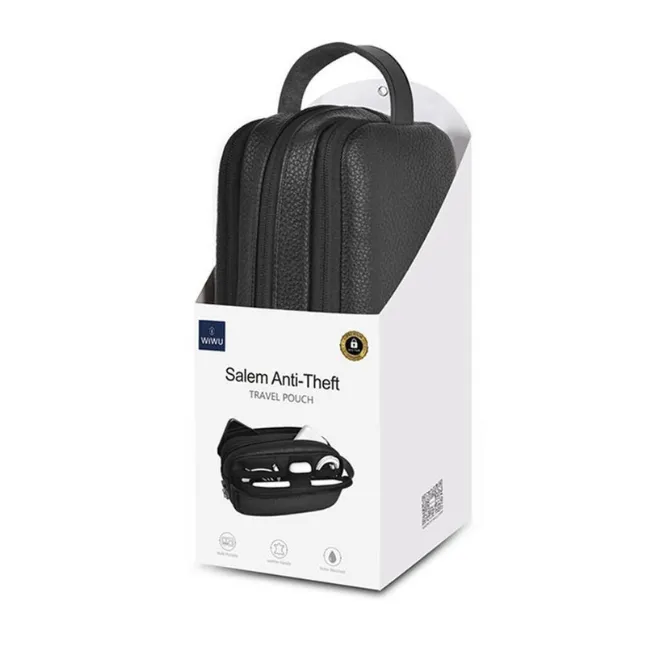 WiWU Salem Anti-Theft Travel Pouch – Black — photo 5