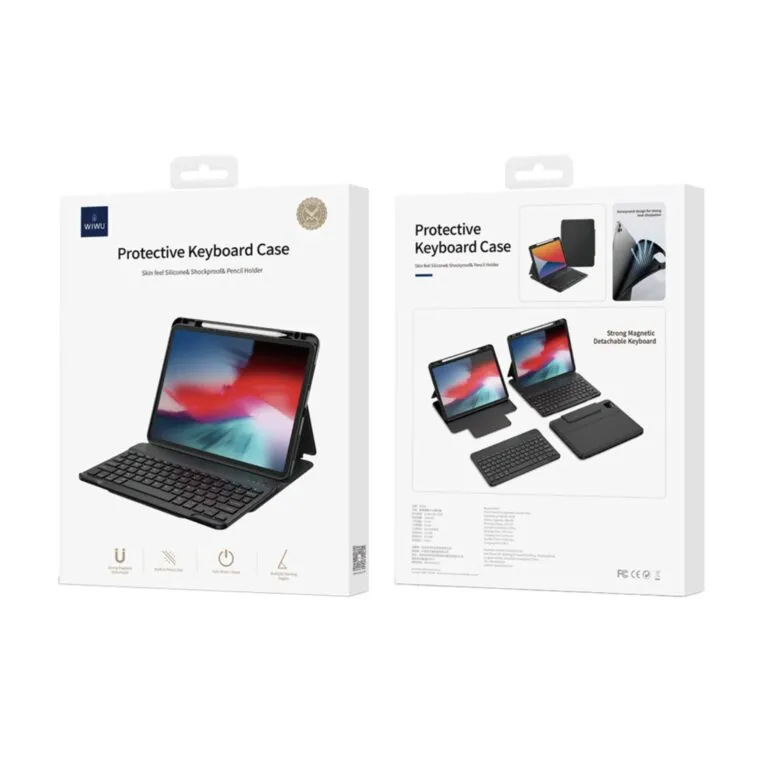 WiWU Protective Keyboard Case For iPad 12.9 2024 Air Black — photo 6