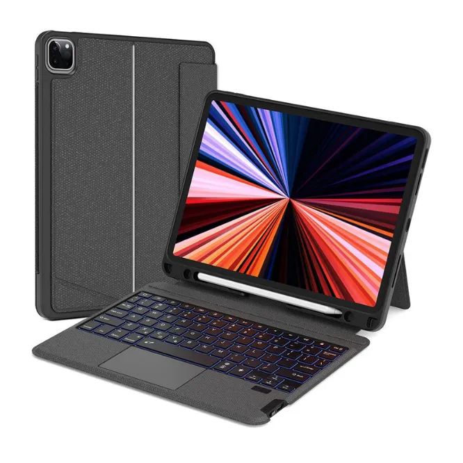 WiWU Mag Touch Keyboard Case iPad Pro 11 2024 Black