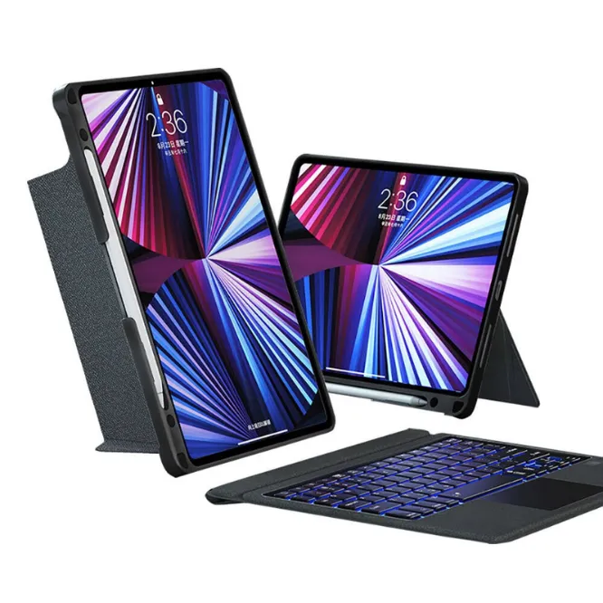 WiWU Mag Touch Keyboard Case iPad Pro 13 2024 Black