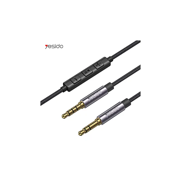 Yesido Audio Cable 3.5MM Male To Male With Volume Control YAU-30