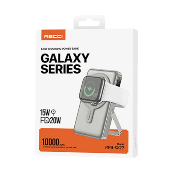 Recci RPB-W27 Galaxy Series PD 20W 10000mAh Powerbank — photo 3