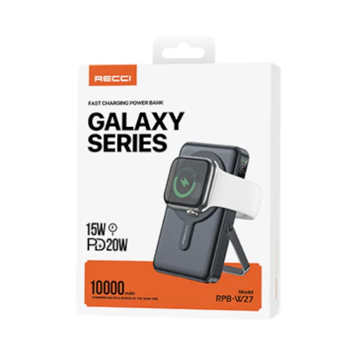 Recci RPB-W27 Galaxy Series PD 20W 10000mAh Powerbank — photo 4