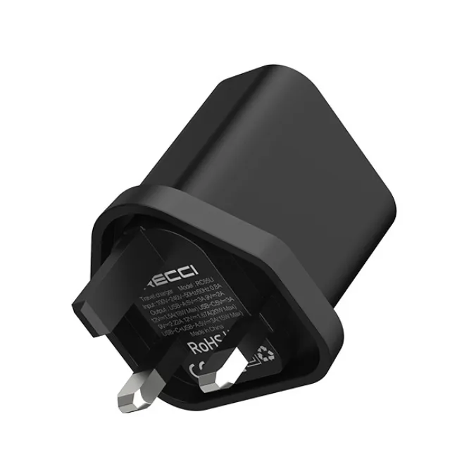 Recci RC55U PD 20W Fast Charger Black — photo 3