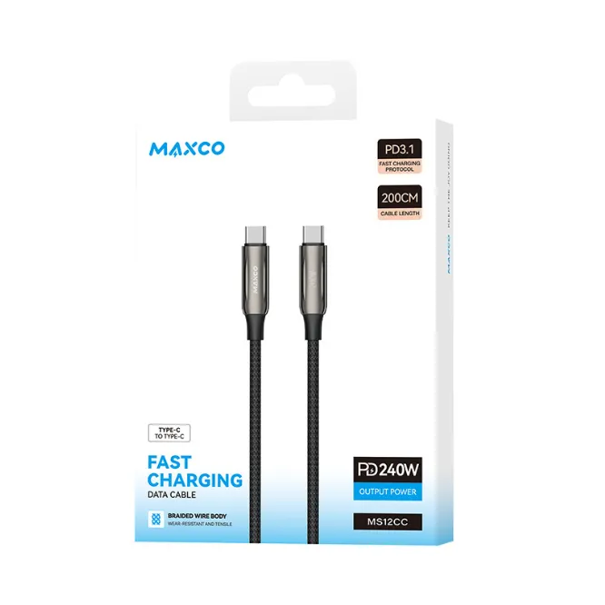 Maxco MS12CC Type-C To Type-C PD 240w 200cm Cable — photo 5