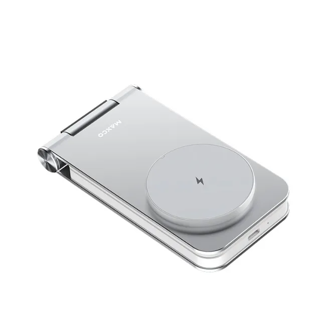 Maxco MW08 15w 3 In 1 Foldable Wireless Charger White — photo 3
