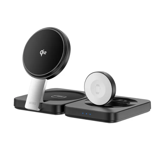 WiWU WI-W028 3 In 1 Folding Wireless Charger — photo 2