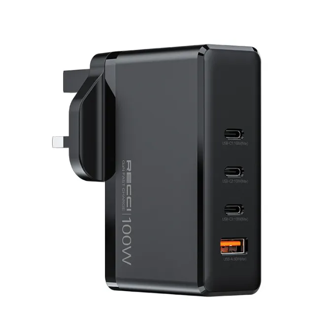 Recci RC41 100W GaN Smart Charger Black — photo 6