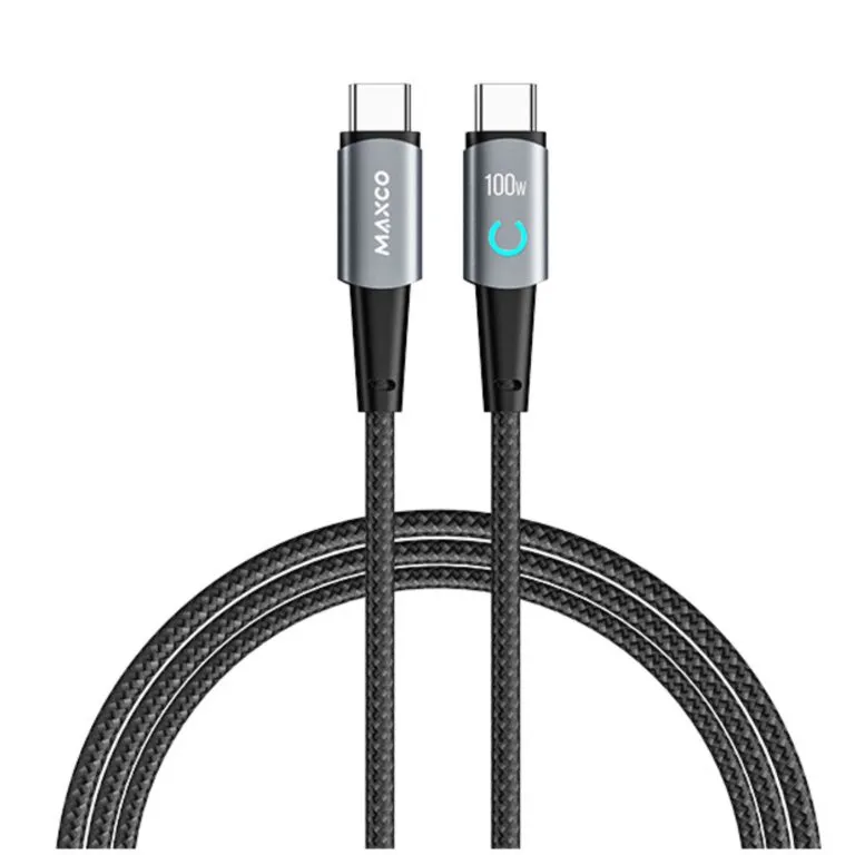 Maxco MS07CC Type-C To Type-C PD 100w Light Display 120cm Cable