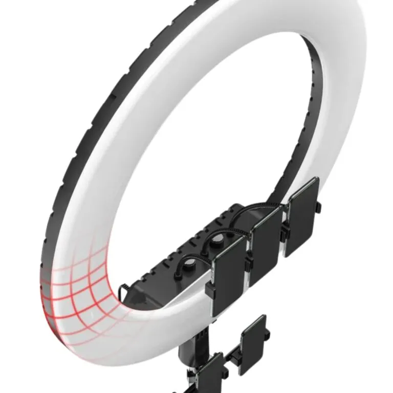 rtako 22″ Ring Light With 3 Phone Holder AR-GTB01-22S — photo 4
