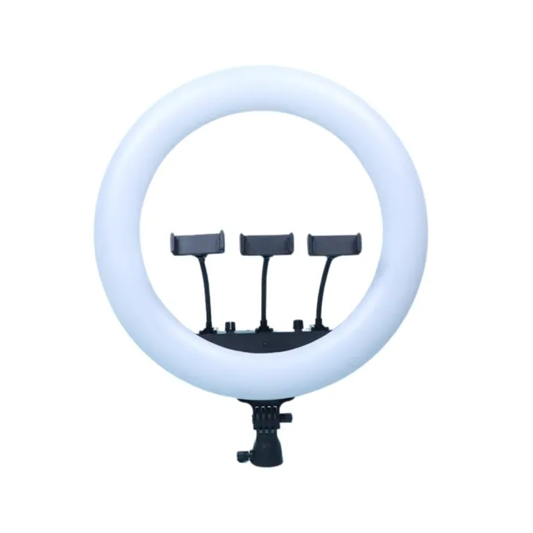 rtako 22″ Ring Light With 3 Phone Holder AR-GTB01-22S — photo 3