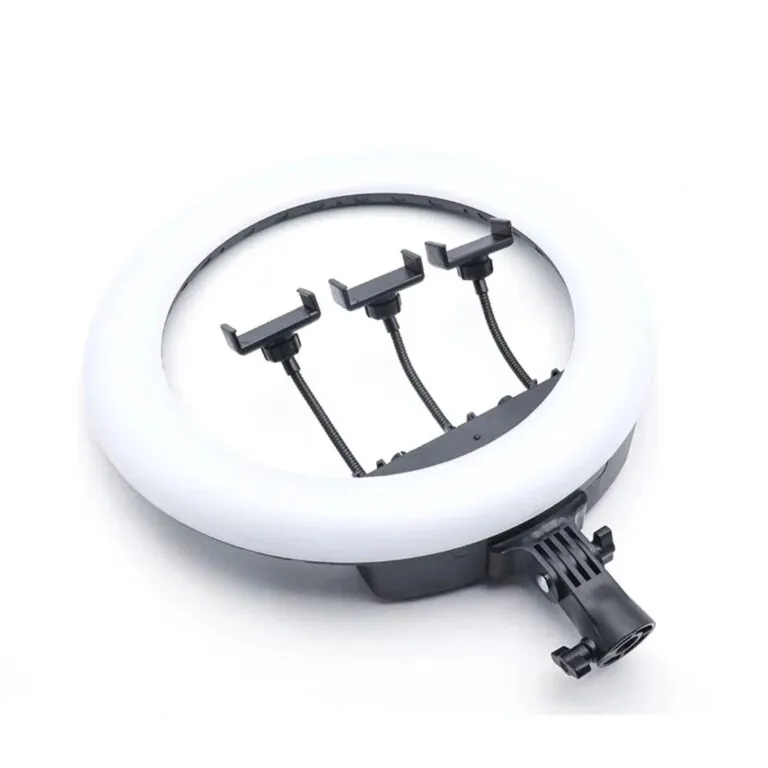 rtako 22″ Ring Light With 3 Phone Holder AR-GTB01-22S