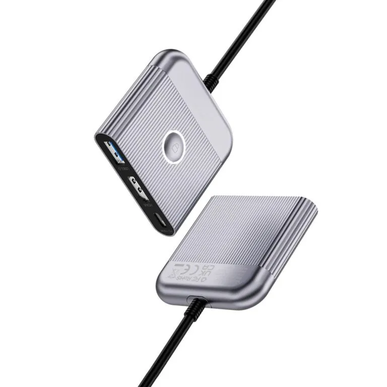 WiWU WI-HB002 Travelling 3 In 1 USB-C Hub Gray — photo 3