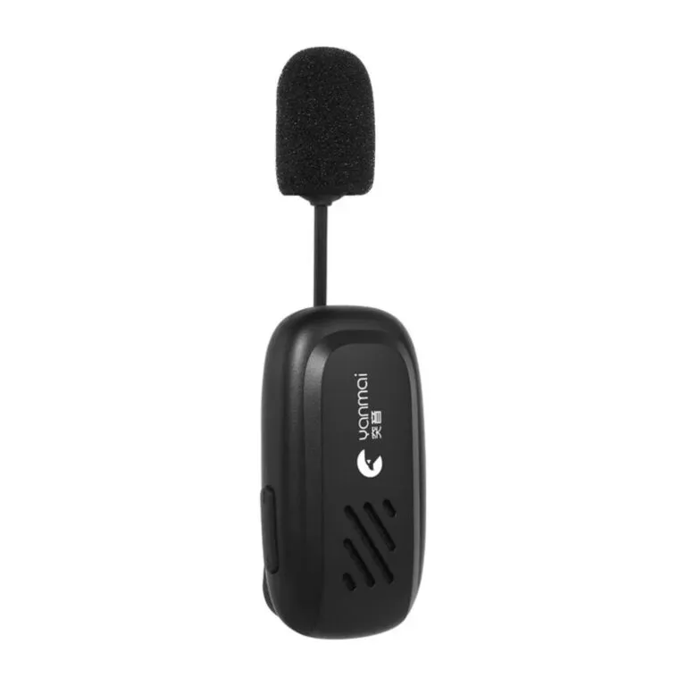 Yanmai K2 Portable Rechargeable Mini Wireless Clip On Mask Microphone Speaker — photo 2