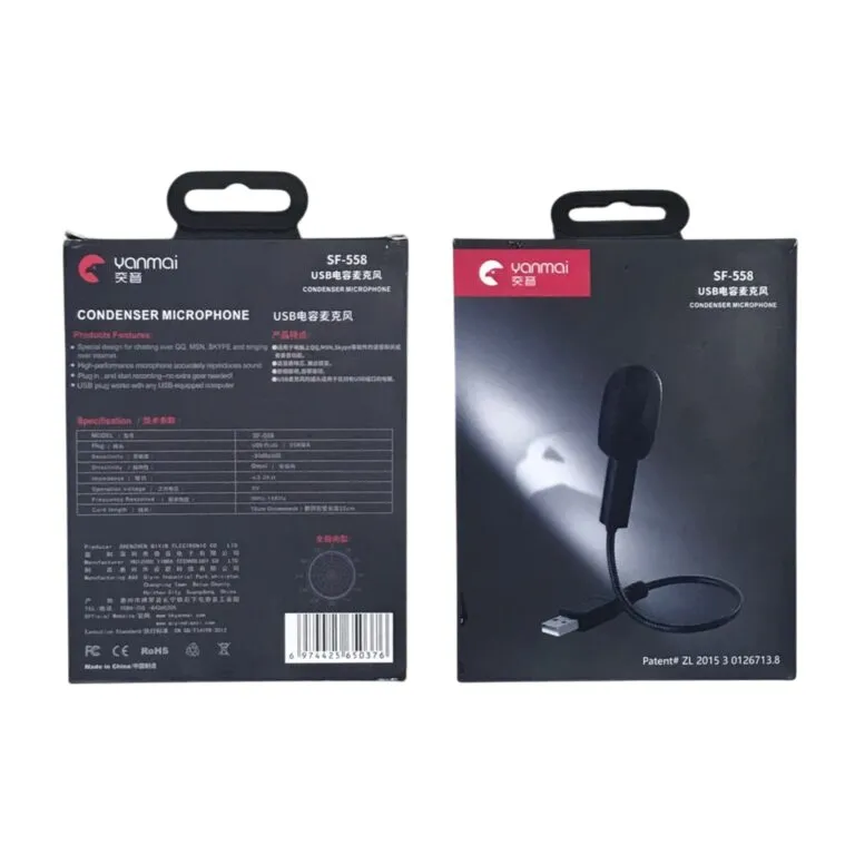 Yanmai SF-558 Mini Professional USB Studio Stereo Condenser Recording Microphone — photo 4
