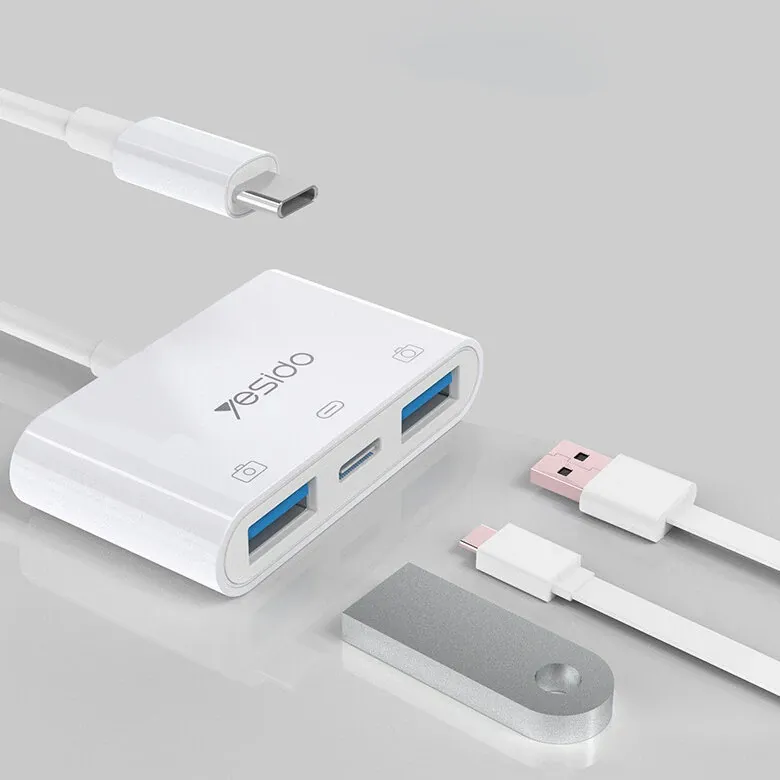 Yesido GS17 Type-C OTG Adapter with USB 3.0 & PD Charging — photo 2