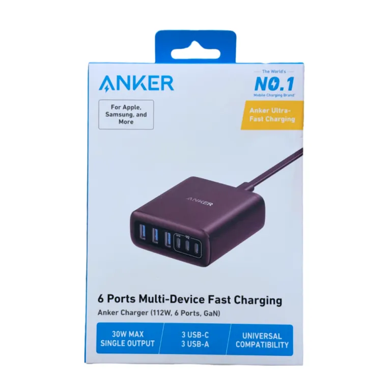 Anker A2154K11 112W 6-Port Fast Charger — photo 4
