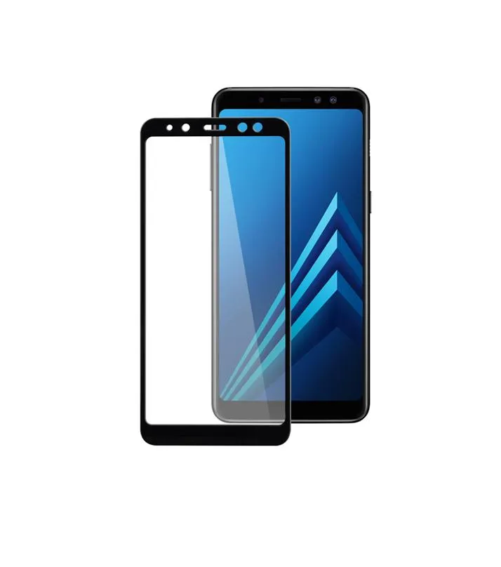 Other / Generic Samsung Galaxy A8 2018 Full Glue Tempered Glass Screen Protector