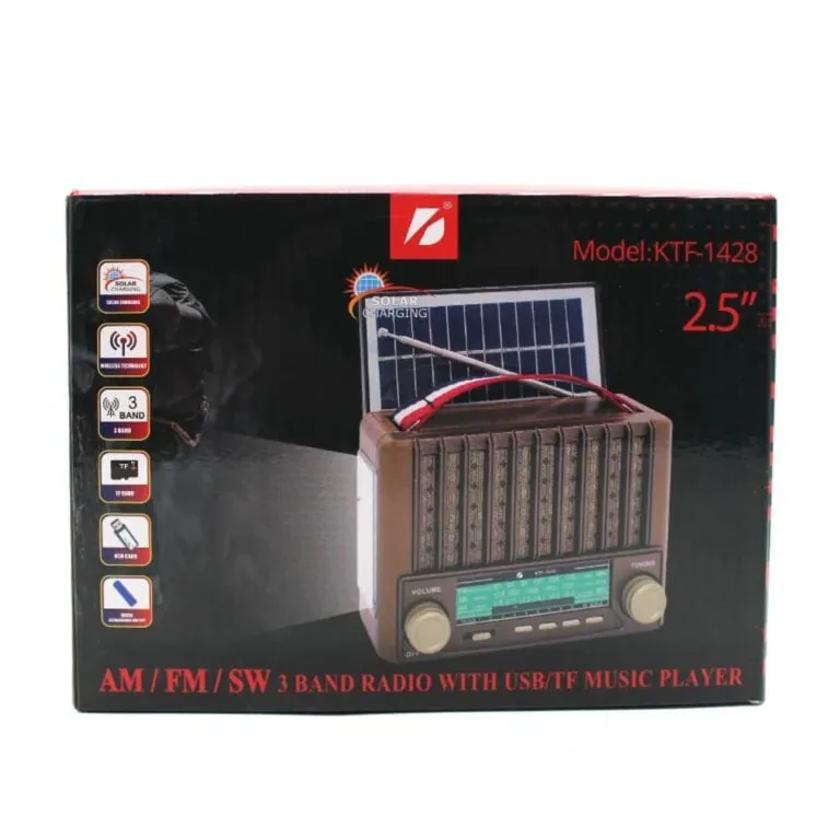 Other / Generic KTF-1428 Solar Charging Wireless Portable Radio Speaker — photo 5