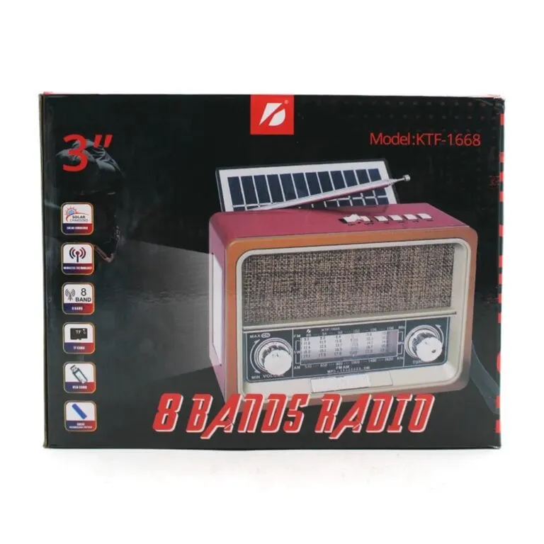 Other / Generic KBorad KTF-1668 Solar Charging Wireless Portable Radio Speaker — photo 5