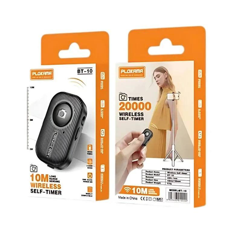 Plokama BT-10 Bluetooth Selfie Remote Shutter For Smartphone — photo 3