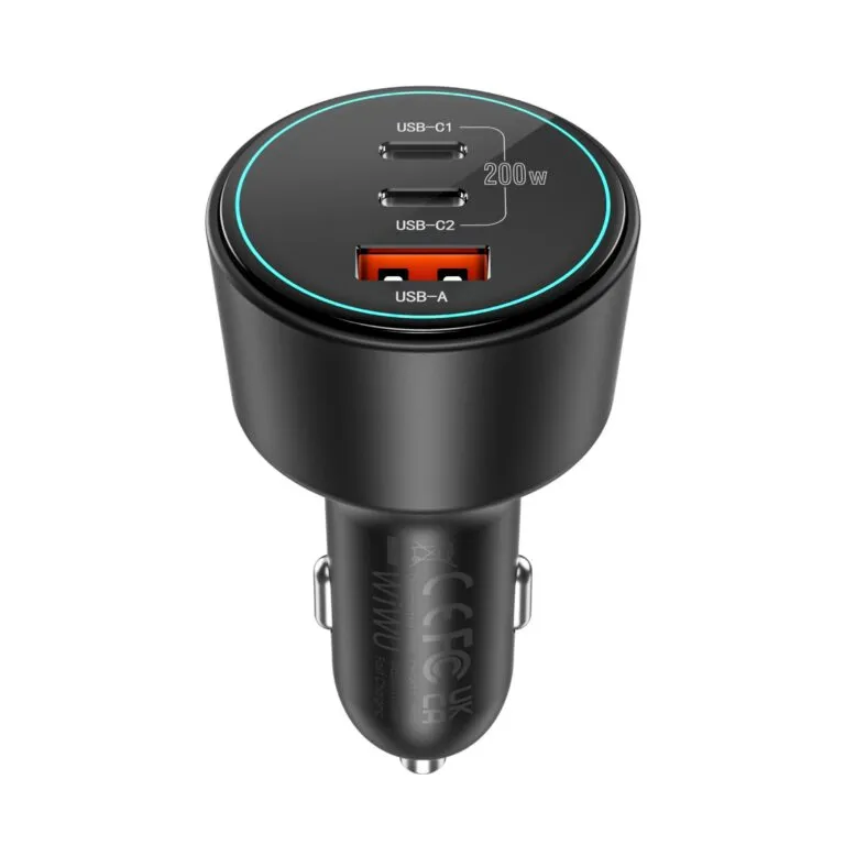 WiWU Wi-QC026 200W Starship Car Charger Black — photo 2
