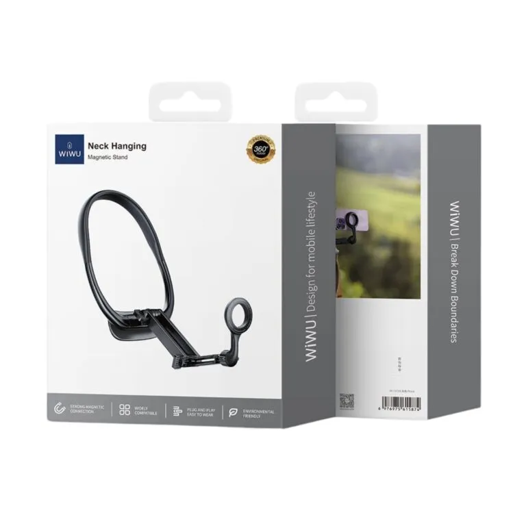 WiWU Wi-CH320 Hands-Free Magnetic Neck Strap Phone Holder — photo 7