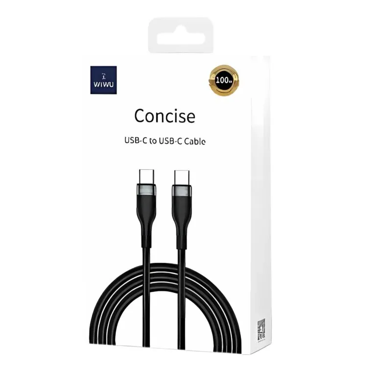 WiWU Wi-C017 Concise Type-C to Type-C 100w 1.2m Cable — photo 4