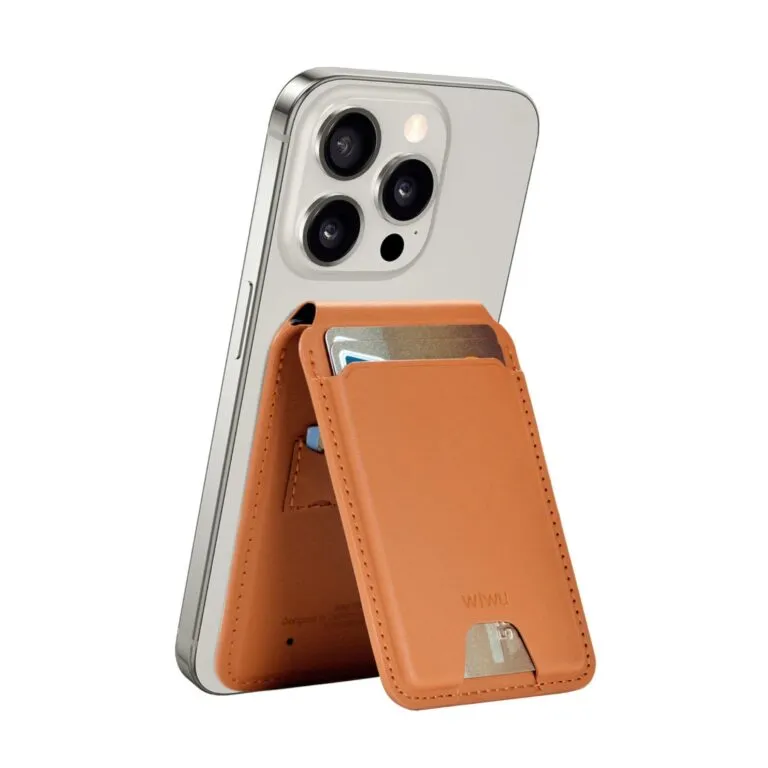 WiWU Mag Wallet FM MW-005 Slim & Magnetic – Brown