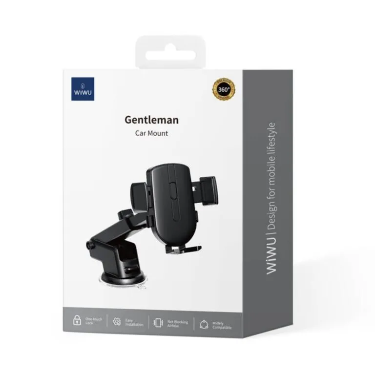 WiWU Wi-CH054 Gentleman Car Mount Black — photo 3