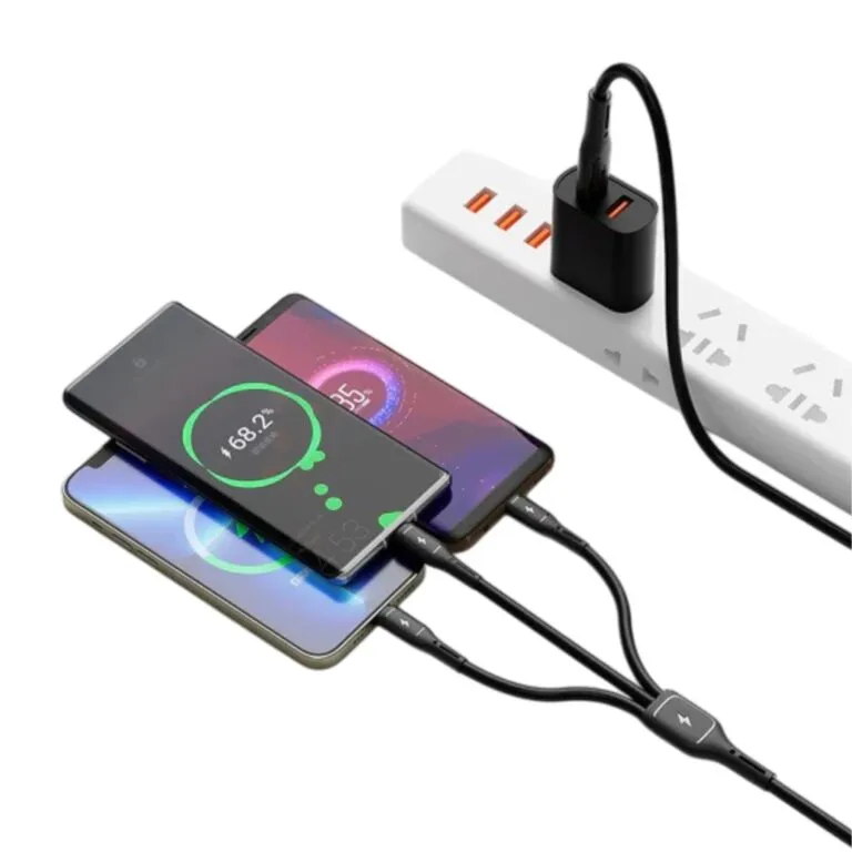 WiWU Starlink Wi-C046E 3in1 USB-C to USB-C, Micro USB, Lightning 60W 1.2m Cable — photo 2