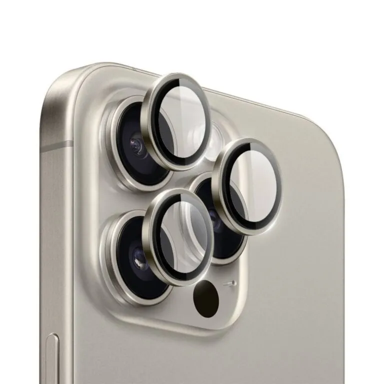 WiWU LG-003 Sapphire Diamond Hard Lens Guard 15 Pro Max Black Titanium