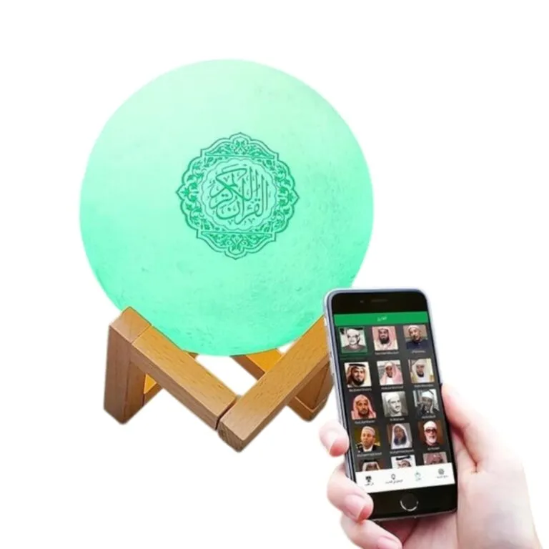 Equantu SQ168 White Moon Lamp Quran Speaker — photo 2