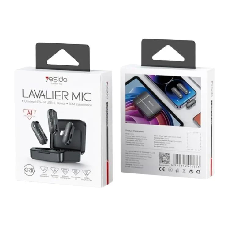 Yesido KR16 Wireless Lavalier Lightning Microphone System — photo 3